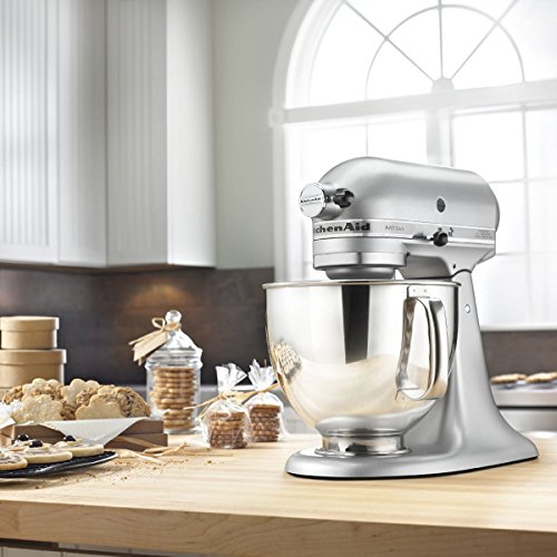 RRK150SM 5 QUART ARTISAN SERIES TILT HEAD STAND (Silver Metallic / 5 Quart)