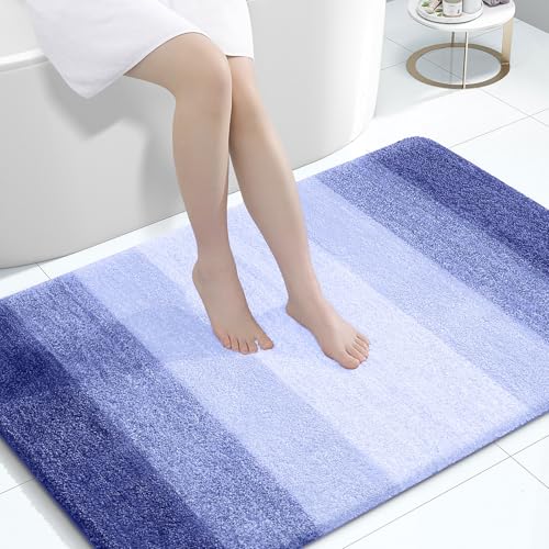 Bathroom Runner Rug 44x32 (44" X 32" / Blue-violet)