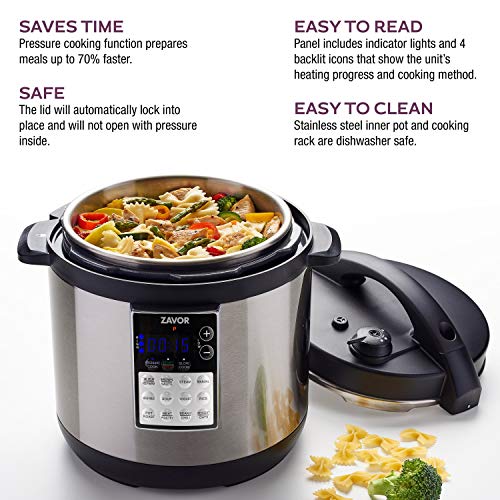 LUX Edge 6 Quart Programmable Electric Multi (6 Quarts / Stainless Steel)