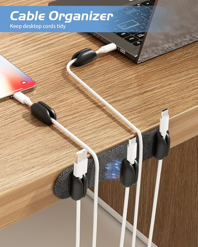 5 Pack Magnetic Cable Clips Cord Organizer (5 .)