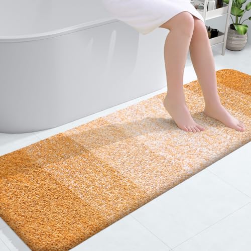Bathroom Runner Rug 59x20 (59" X 20" / Golden Yellow)