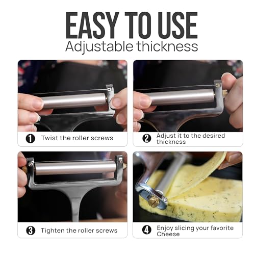 Stainless Steel Wire Cheese Slicer (Gunmetal)