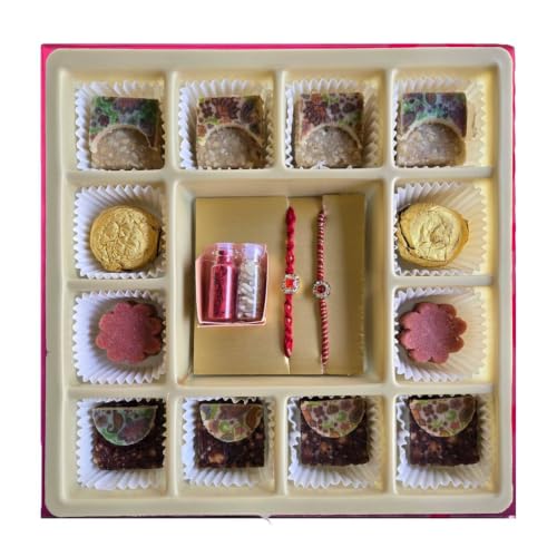 Rakhi for Brother with Gift Set (Raskha Bandan [Square])