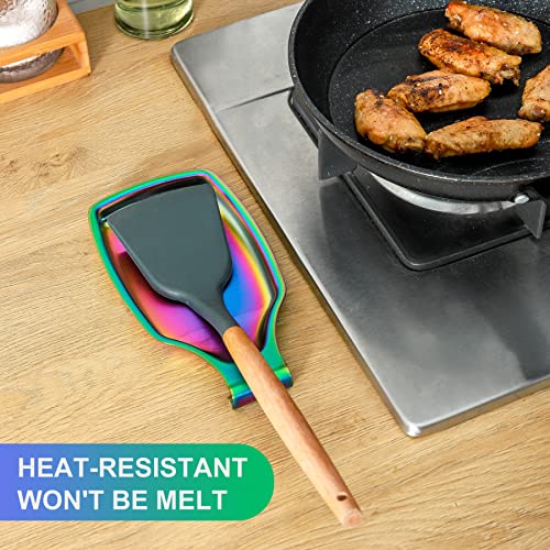 Rainbow Spoon Rest for Stove up
