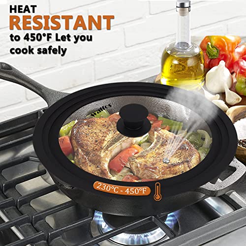 Universal Lids for Pots (2pcs 6.5" to 11")