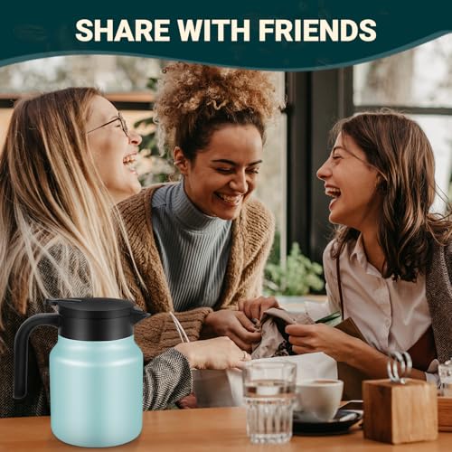 Insulated Coffee Carafe (Blue / 34 Ounces)