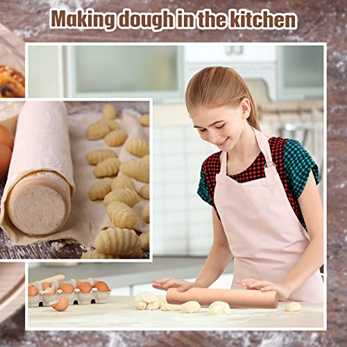30 Pieces Small Rolling Pin Wood Mini Dumpling Dough Roller (30 Count)