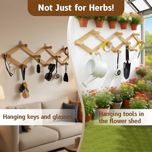 Rustic Adjustable Herb Drying Rack