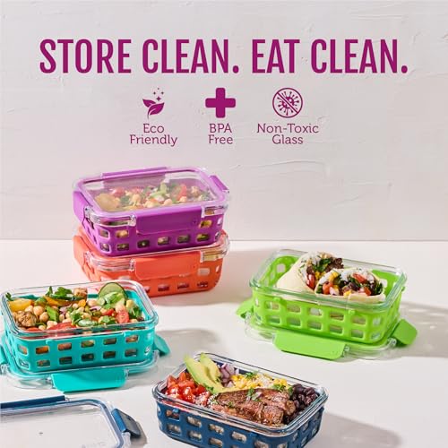 Duraglass 3.4 Cup Glass Meal Prep Containers (Fruit Salad / 3.4 Cup)