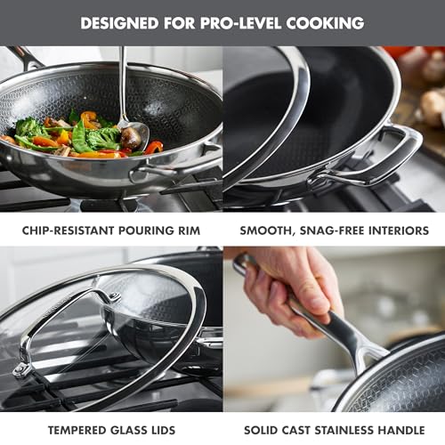 Spectra 12" Wok Pan with Lid (12" Wok Pan with Lid)