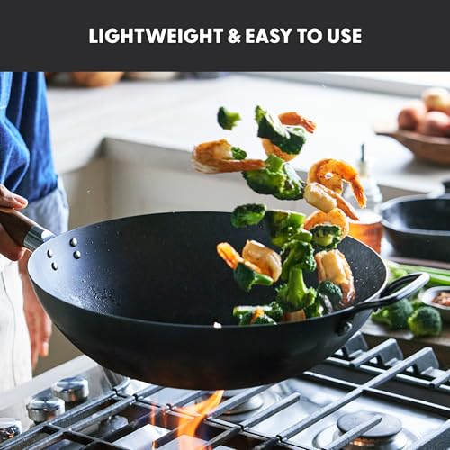 Carbon Steel Wok 12” (Black / 12" Wok Pan)