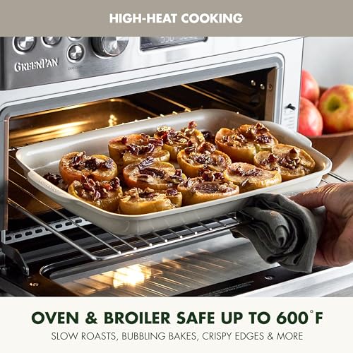 Premiere Ovenware Healthy Ceramic Nonstick 4 Piece Bakeware Set (4 Piece Bakeware Set / Taupe)