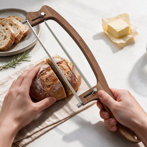 10 Inch Bread Slicer (Natural Wood Color)