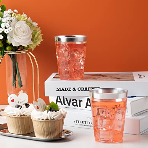 200PCS Silver Plastic Cups (10-Silver-200)