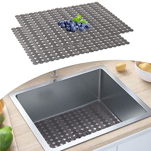 Sink Protectors Mat for Kitchen Sink (Black transparent)