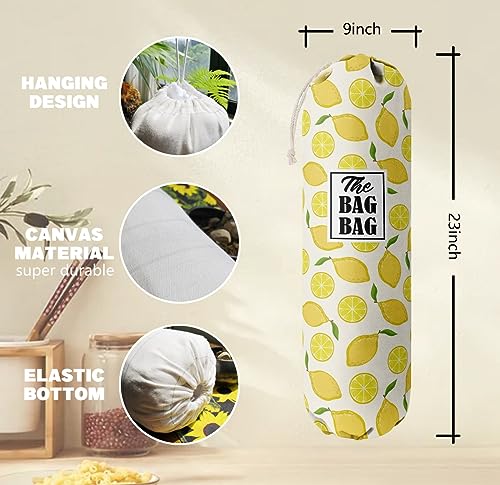 C 1 Lemon Grocery Bags Holder & Organizer (Lemons 02)