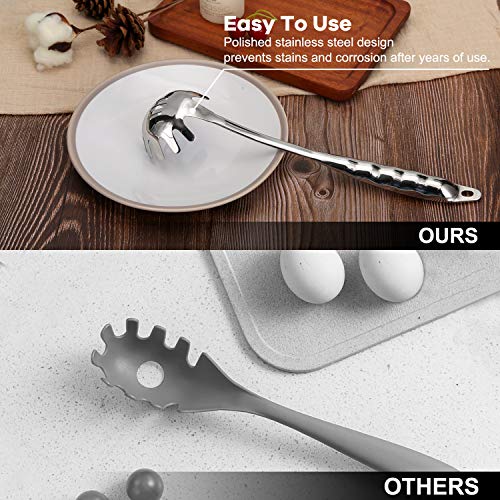 Kitchen 304 Stainless Steel Spaghetti Server (B.Spaghetti Spoon)
