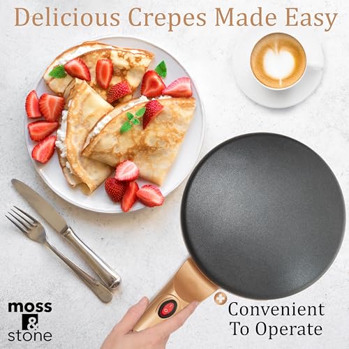 Gold Electric Crepe Maker (8 Inch Corded / Gold)