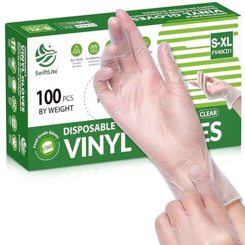 Disposable Vinyl Gloves (X-Large)