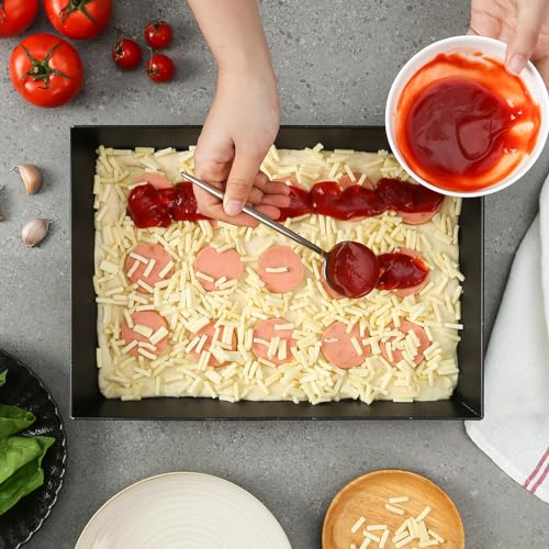 Detroit Style Pizza Pan 10x14x2.5 (Aluminum Detroit Style Pizza Pan / 14x10x2.5 Inch)