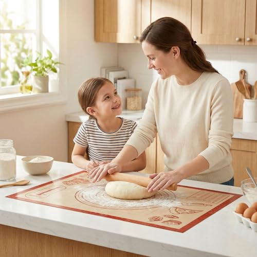 Silicone Baking Pastry Dough Mat (28"L x 20"W)