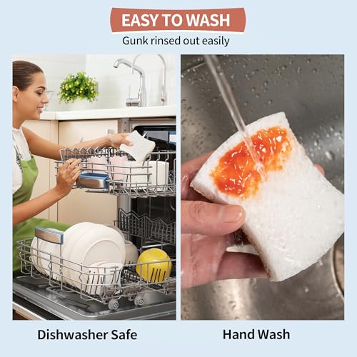 Natural Dish Sponge 48 Pack (Brown/White / 48 Pack)