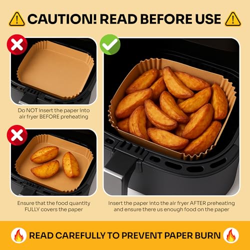 Air Fryer Paper Liners (125 Count)