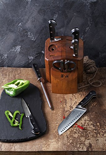 TV2 Series 1023039 Swedish 14C28N Steel Forged 8 (8-Piece Knife Block Set)