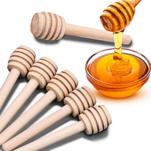 24 Pack Mini Wooden Honey Dipper Sticks (24PACK)