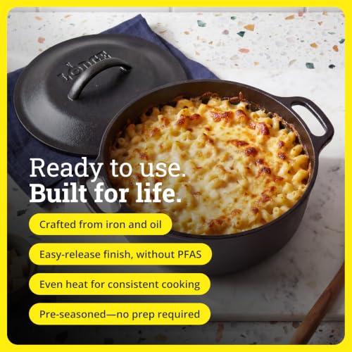 Cast Iron Dutch Oven with Loop Handle (2 Quart / Serving Pot)