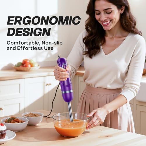 Immersion Blender Corded 400W (Purple / single)