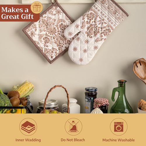 Pot Holders 100% Cotton Potholders (121 - Allure / 8" x 8" (Pot Holder Pack of 1))