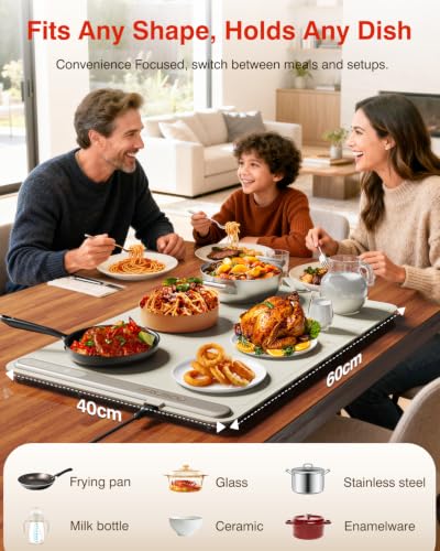 Warming Mat for Food (Beige / Large)