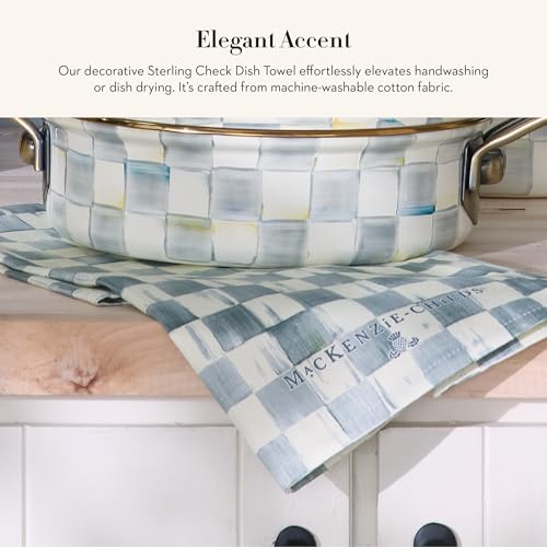 Cotton Dish Towel (Sterling Check / 1-Pack)