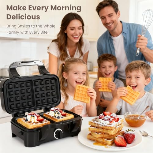 Waffle Maker with Removable Plates (Standards)