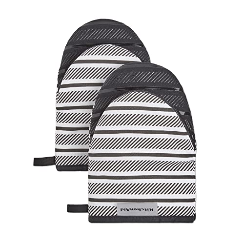 Albany Mini Oven Mitt 2 (Matte Black / 5.5"x8")
