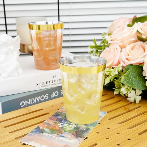 60 Pack Gold Plastic Cups (10-Gold-60)