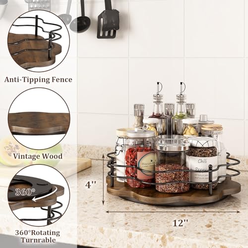 12" Lazy Susan Turntable Organizer