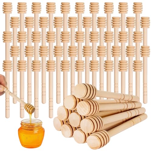 100Pcs 4inch Honey Dipper Sticks (100PCS 4 Inch)