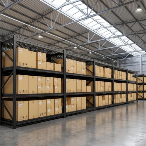 4 Tier Heavy Duty Garage Shelving (4T 70.8" W x 24" D x 70.8" H)