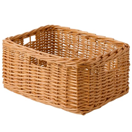 Pantry Baskets (Willow(Light Brown) / 16½"L x 13"W x 7½"H)