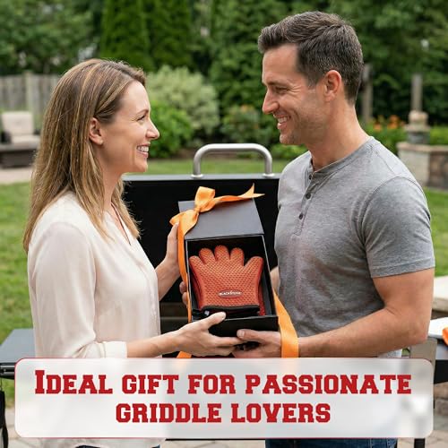 XL Silicone Griddle Gloves (Prime Red / X-Large)