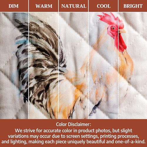 Maison d'Hermine Oven Gloves 100% Cotton Oven Mitt (009 - Campagne / 7.5" x 13" (Oven Mitt))