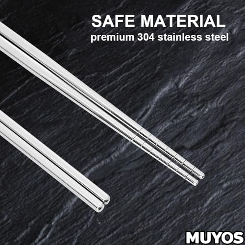 Stainless Steel Chopsticks (Silver)
