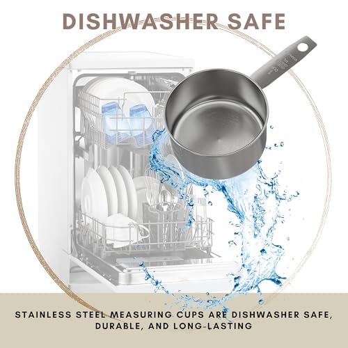 1 Cup Stainless Steel Measuring Cup (1 Cup)