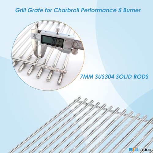 17" Grill Grate for Charbroil Performance 5 Burner 463448021 (17" x 28"(5B/SS))
