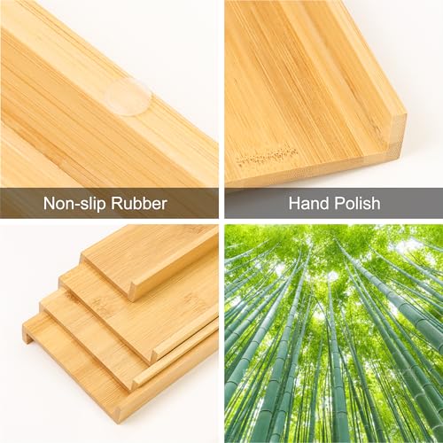 Spice Drawer Organizer with 35 Bamboo