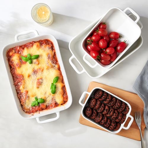 Casserole Dishes for Oven (White 02)