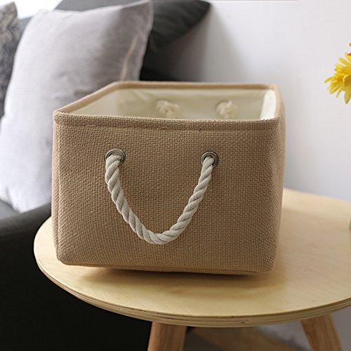 Large Storage Basket (Beige / Large - 15.7Lx11.8Wx8.3H)