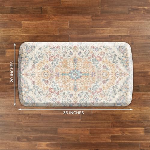 Elite Premium Gel + Foam 3 (36"L x 20"W x 0.8"Th / Taryn Sunny Citrus)